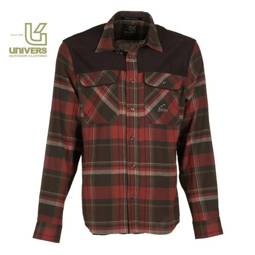 Camicia flanella con inserti Suede / 94154-940